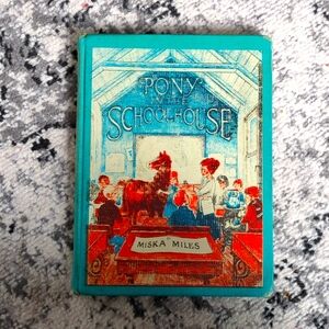 Pony in the schoolhouse vintage book